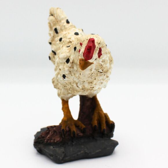 Vintage Chicken Hen Figurine Country Kitchen Home Decor Farmhouse Charm 4" Tall - Picture 3 of 6
